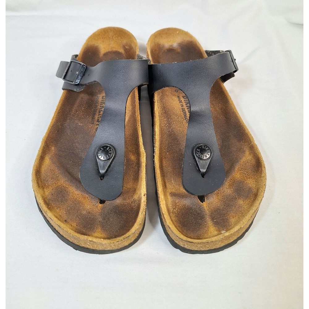 Birkenstock Gizeh Black Women's Sandal, Regular, US 8 EU 39